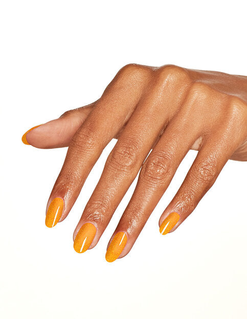 hands wearing BO11 Mango For It Nail Lacquer by OPI