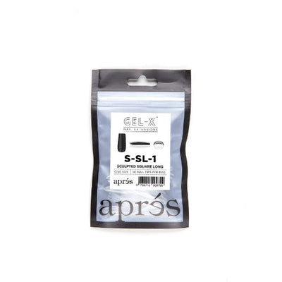 Apres Gel-X Refill Tips (50pc) - Sculpted Long Square Tips