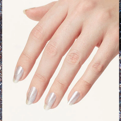 hands wearing MI08 OPI Nails the Runway Dip Powder 1.5oz by OPI