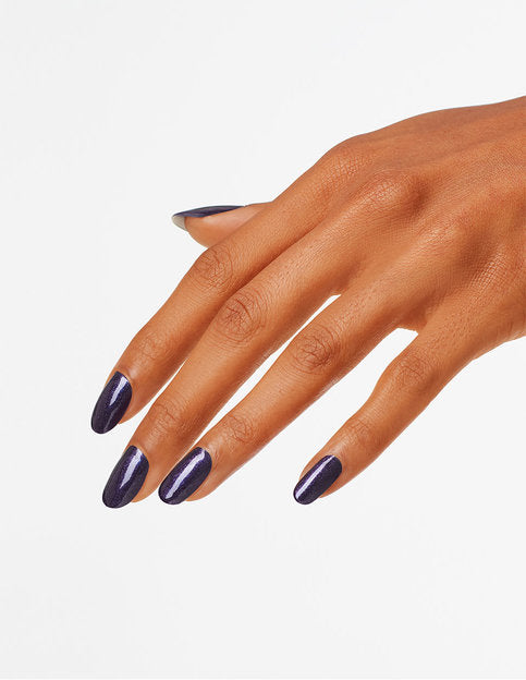 hands wearing B61 OPI Ink Gel Polish by OPI