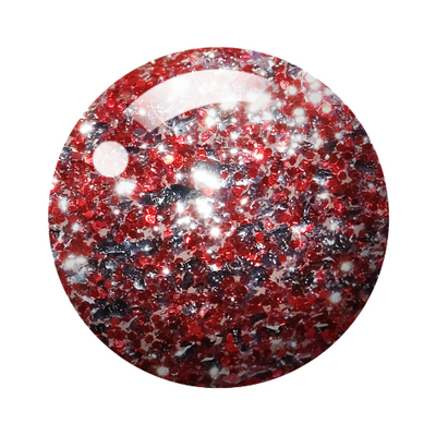 Swatch of 943 Psycho Candy Super Platinum By DND