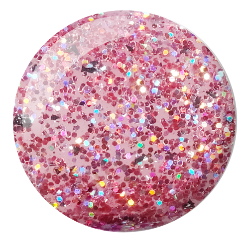 Sample of 918 Pink Aura Gel & Polish Duo By DND