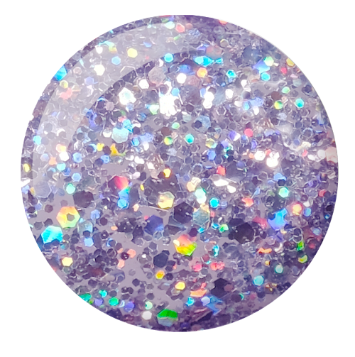 Swatch of 915 Galactic Aura Gel & Polish Duo By DND