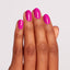 hands wearing BO04 Pink Big Nail Lacquer by OPI