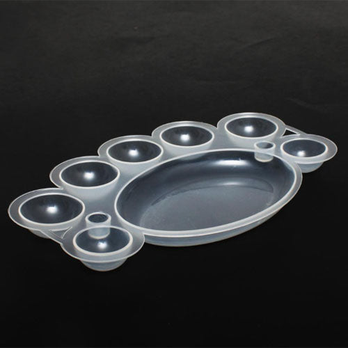 Nail Art Palette Paint Dish (Clear)