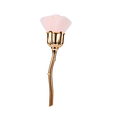 Dust Brush Rose Handle - Pink
