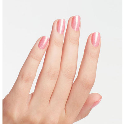 OPI Dip R44 Princesses Rule color featured on a manicured hand