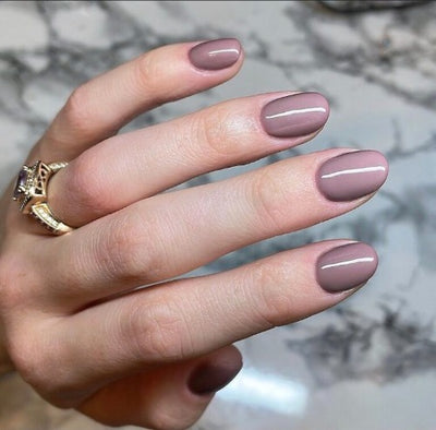 Hands Wearing 092 Russet Tan Duo By DND DC