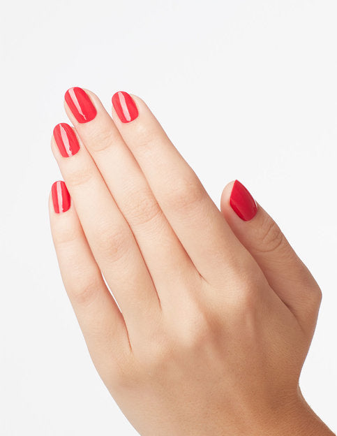 hands wearing N56 She's A Bad Muffaletta Nail Lacquer by OPI