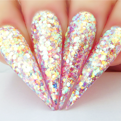 Hands wearing SP206 Ice Queen Sprinkle On by Kiara Sky