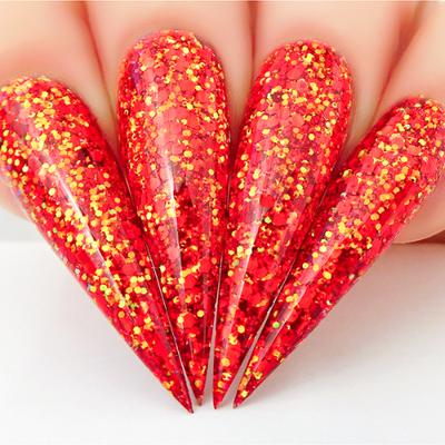 Hands wearing SP207 Queen of Hearts Sprinkle On by Kiara Sky