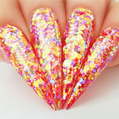 Hands wearing SP210 Citrus Got Real Sprinkle On by Kiara Sky