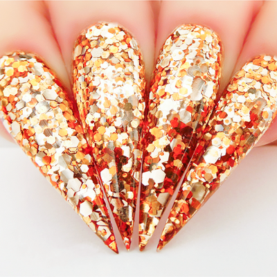 Hands wearing SP212 Copperella Sprinkle On by Kiara Sky