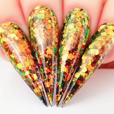 Hands wearing SP221 Beetle Juice Sprinkle On by Kiara Sky