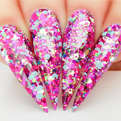 Hands wearing SP224 B-day Bash Sprinkle On by Kiara Sky