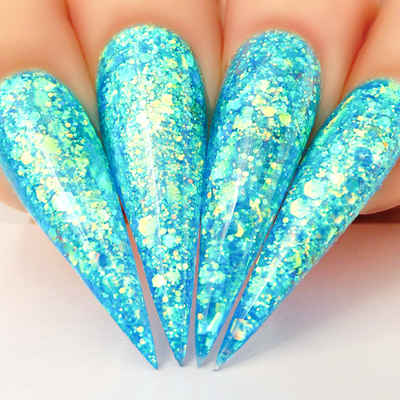 Hands wearing SP227 I See Blue Sprinkle On by Kiara Sky