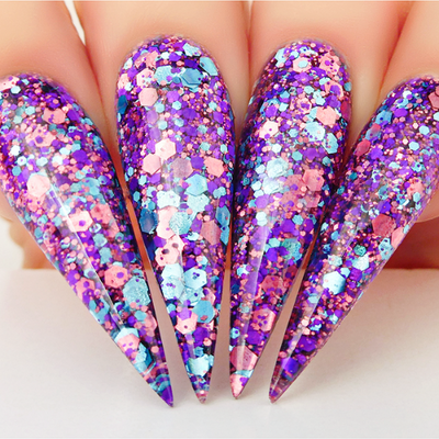 Hands wearing SP231 City Lights Sprinkle On by Kiara Sky