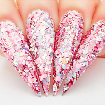 Hands wearing SP245 I Don't Pink So Sprinkle On by Kiara Sky