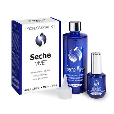 Seche VIVE Gel Effect Top Coat - Pro Kit 4oz