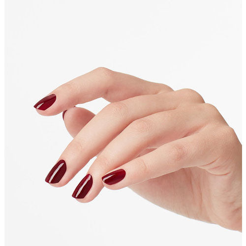 hands wearing W52 Got The Blues For Red - Dip Powder 1.5oz by OPI