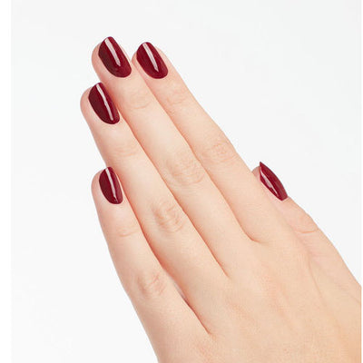 hands wearing W64 We The Female Dip Powder by OPI