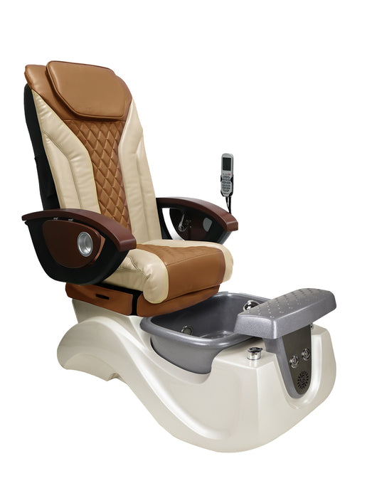 Serenity II Pedicure EX-R Chair Spa with White/Silver Base