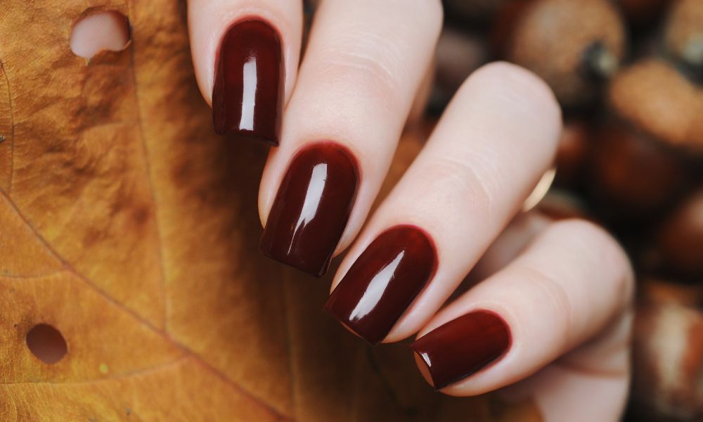 Dark At-Home Manicure  How To Prep and Paint Your Nails 