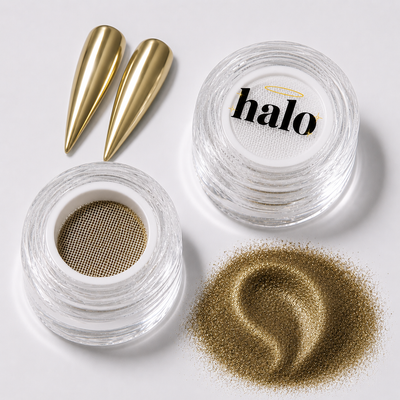 Halo Chrome Nails