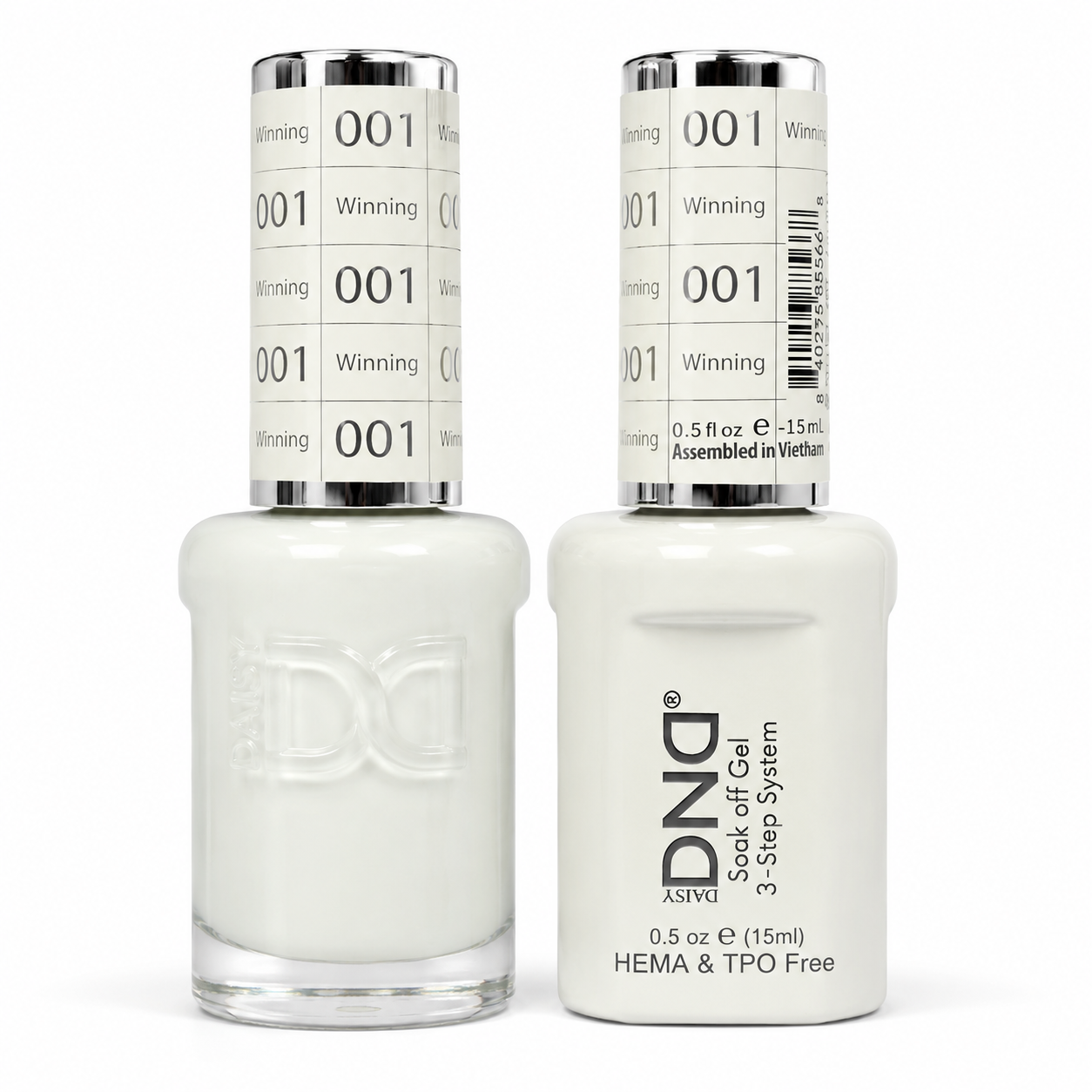 DND HEMA & TPO FREE Gel Polish Duo - 001 Winning