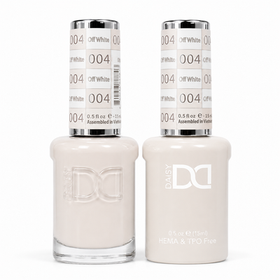 DND HEMA & TPO FREE Gel Polish Duo - 004 Off White