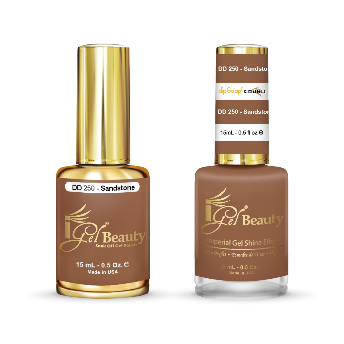 DD250 Sandstone Gel and Polish Duo By IGel Beauty