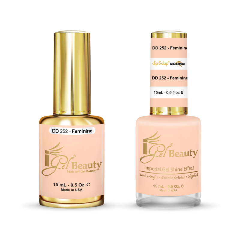 DD252 Feminine Gel and Polish Duo By IGel Beauty