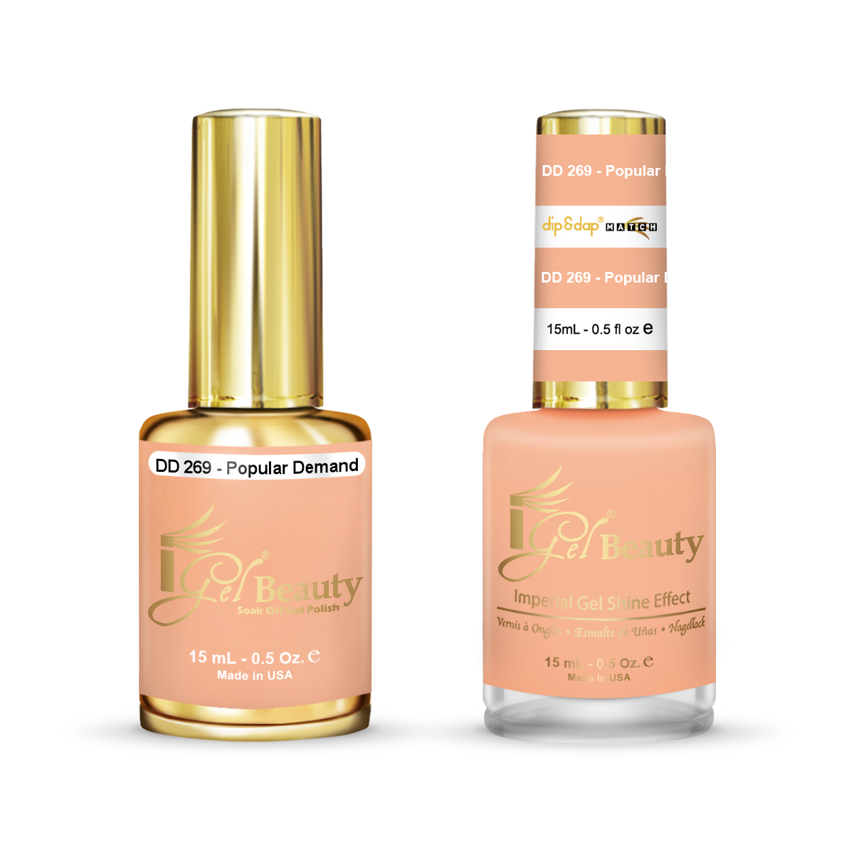 DD269 Popular Demand Gel and Polish Duo By IGel Beauty