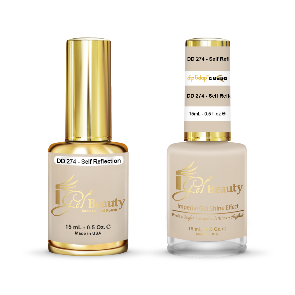 DD274 Self Reflection Gel and Polish Duo By IGel Beauty