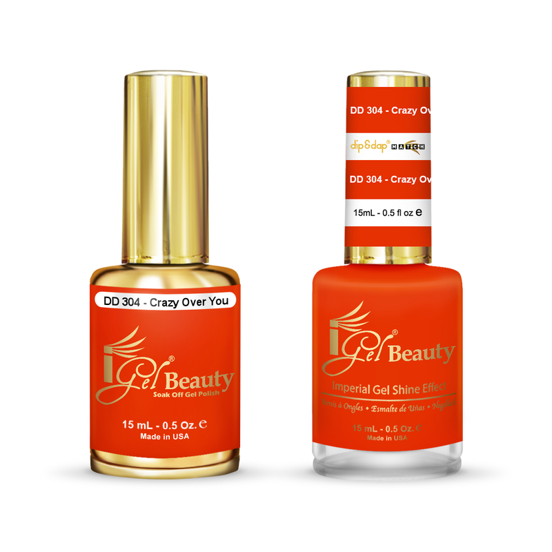 DD304 Crazy Over You Gel and Polish Duo By IGel Beauty