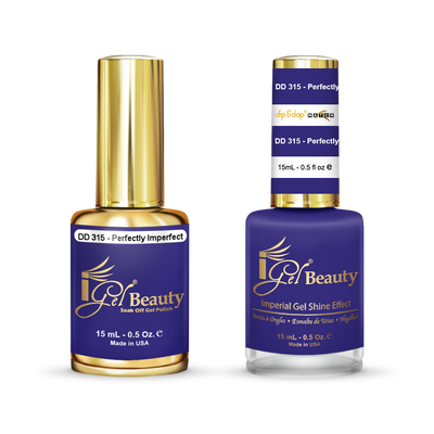 DD315 Perfectly Imperfect Gel and Polish Duo By IGel Beauty