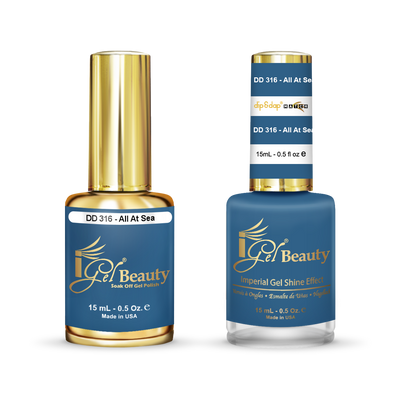 DD316 All At Sea Gel and Polish Duo By IGel Beauty