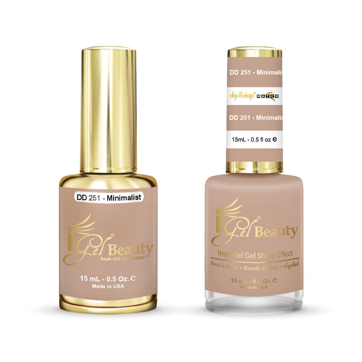 DD251 Minimalist Gel and Polish Duo By IGel Beauty