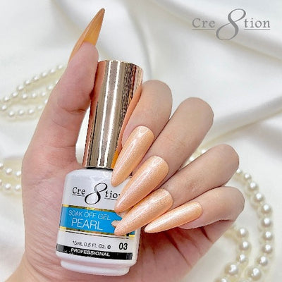 03 Pearl Soak Off Gel By Cre8tion