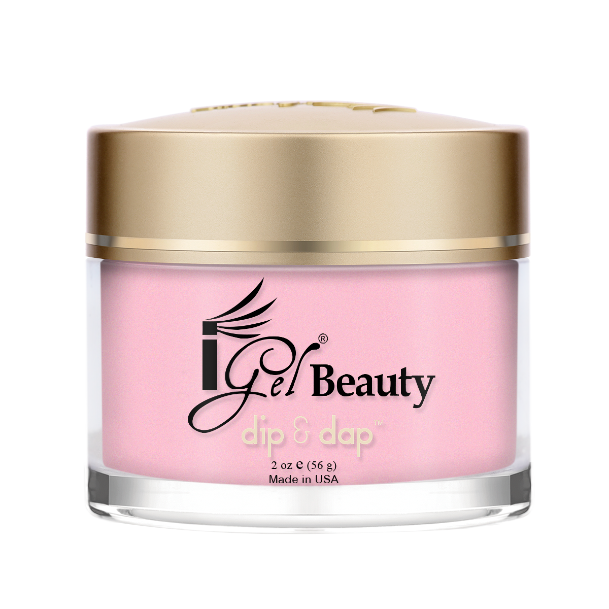 DP04 Medium Pink Dip & Dap Powder 2oz by iGel Beauty