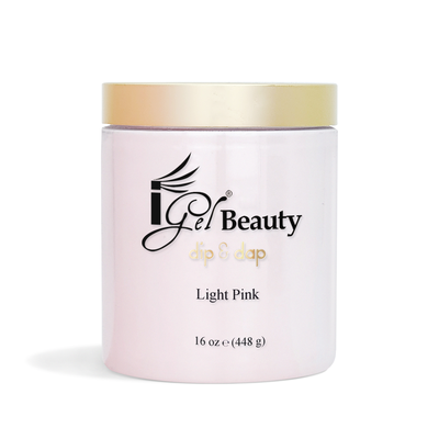 DP03 Light Pink Dip & Dap Powder 16oz by iGel Beauty