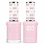 DND 040 Chic HEMA & TPO Free Gel Polish Duo soft nude pink nail color with matching lacquer bottle.