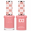 DND 053 Stunna HEMA & TPO Free Gel Polish Duo dusty rose pink nail color with matching lacquer bottle.