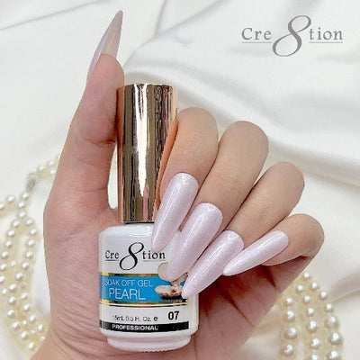 07 Pearl Soak Off Gel By Cre8tion