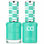 DND 080 Bewilder-Mint HEMA & TPO Free Gel Polish Duo refreshing mint green nail color with matching lacquer bottle.