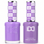 DND 089 Orchid Dreams HEMA & TPO Free Gel Polish Duo vibrant orchid purple nail color with floral undertones and matching lacquer bottle.
