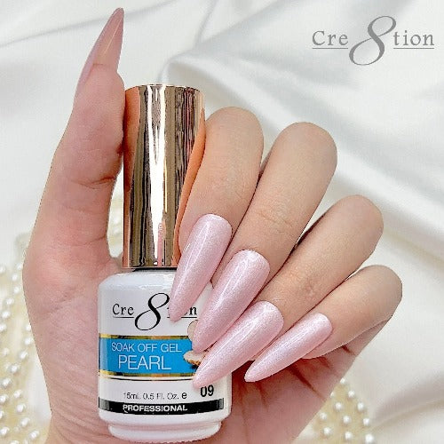 09 Pearl Soak Off Gel By Cre8tion