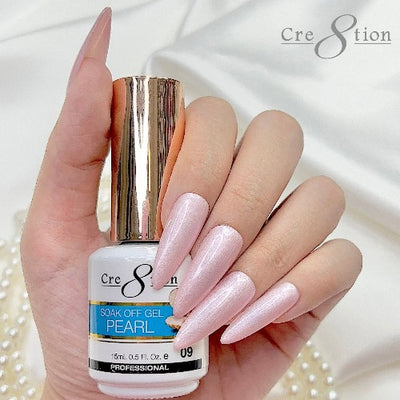 09 Pearl Soak Off Gel By Cre8tion