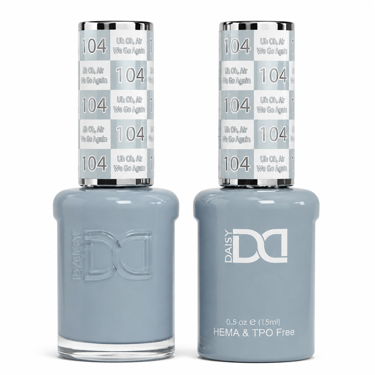 DND HEMA & TPO FREE Gel Polish Duo - 104 Uh Oh, Air We Go Again