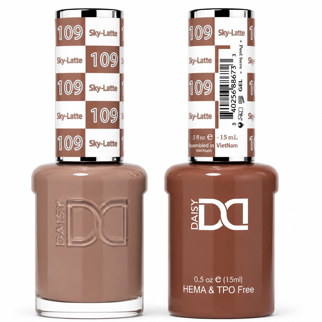 DND HEMA & TPO FREE Gel Polish Duo - 109 Sky-Latte